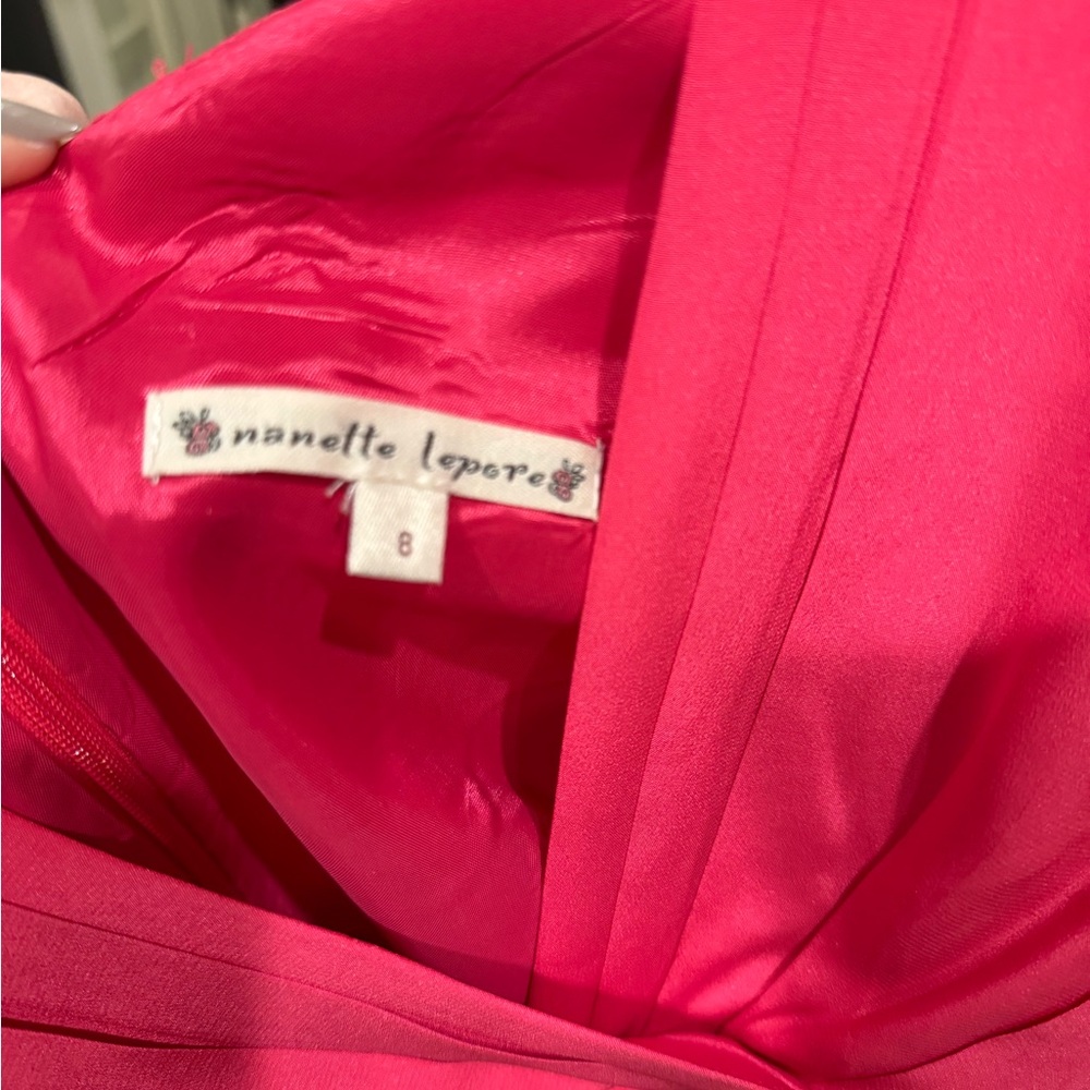 Hot pink silk blouse - Picture 3 of 3